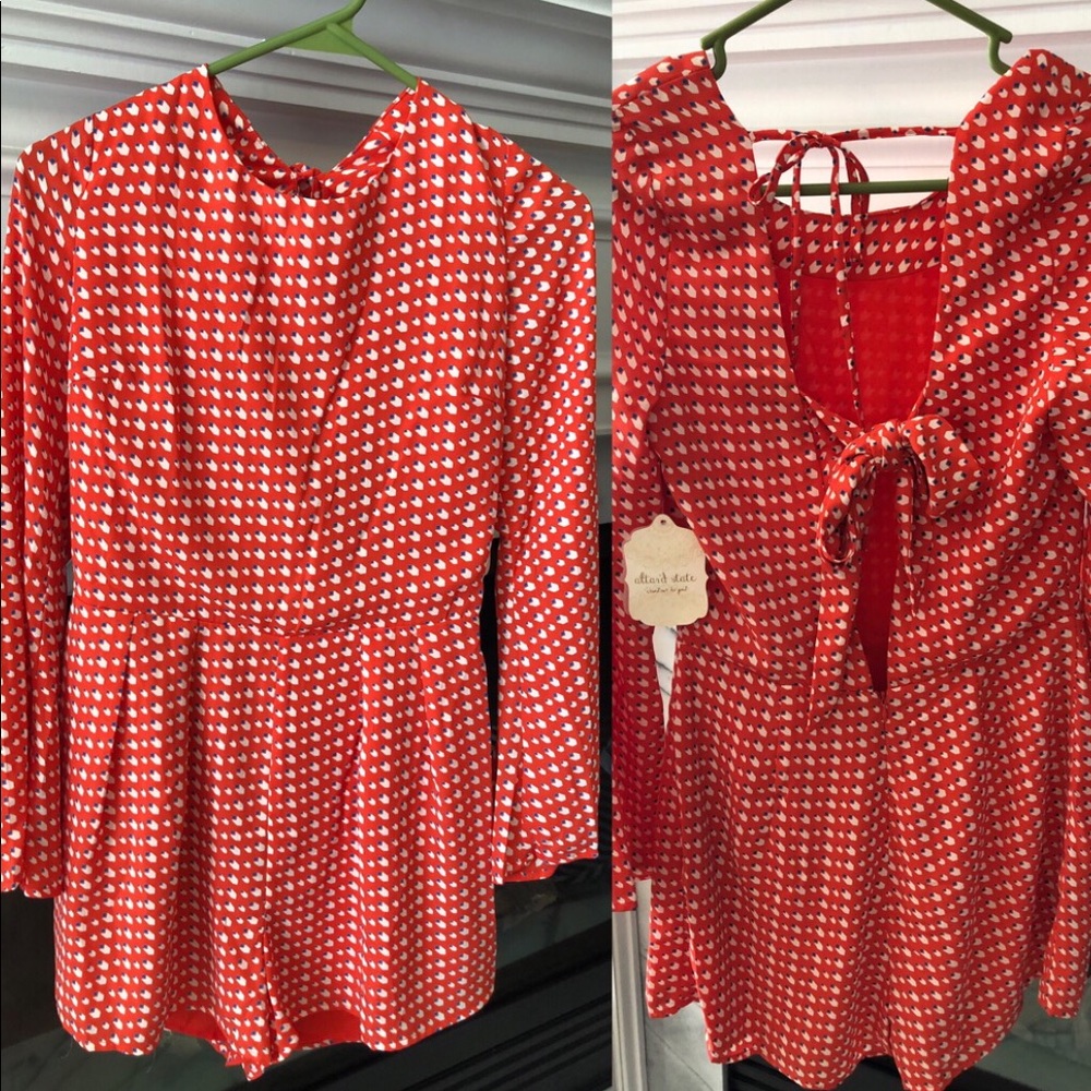 Altar’d State Red Romper